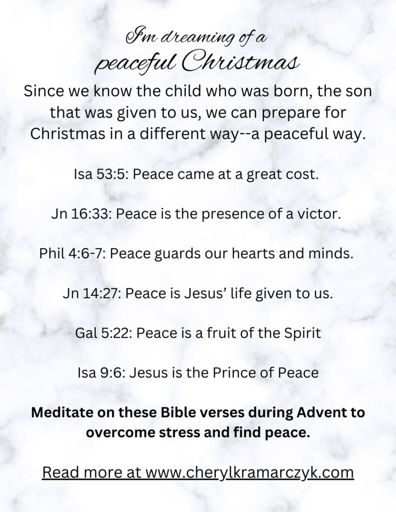 Peaceful Christmas Printable