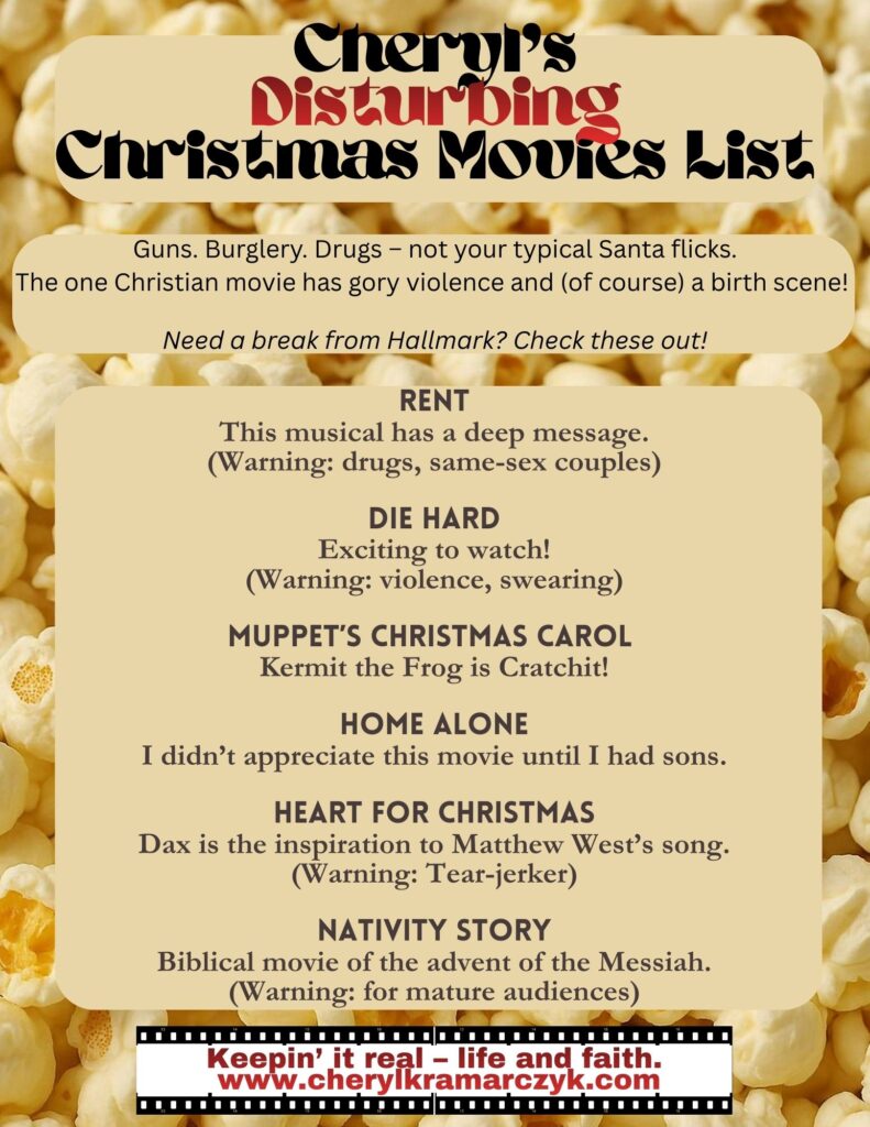 Cheryl's Disturbing Christmas Movies List