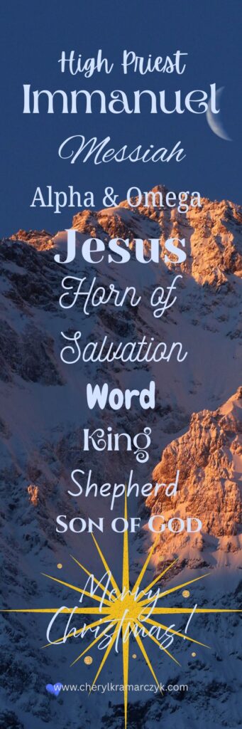 Names Bookmark - blue