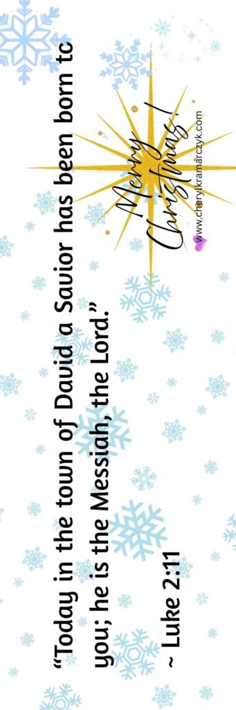 Christmas bookmark - Luke 2:11