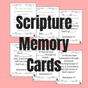 Scripture Memory Cards