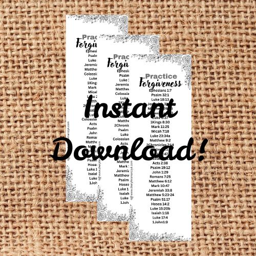 Three black and white bookmarks on burlap
