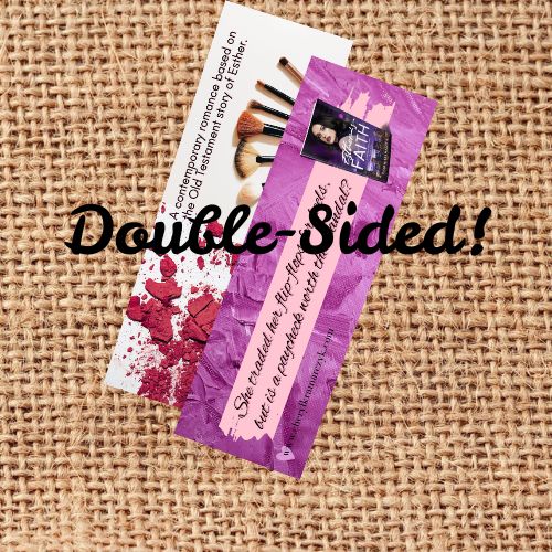 Double-sided, beautiful full-color Esther's bookmark