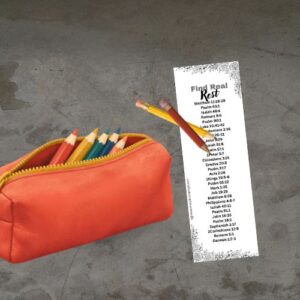 Rest Bookmark -- Colorable